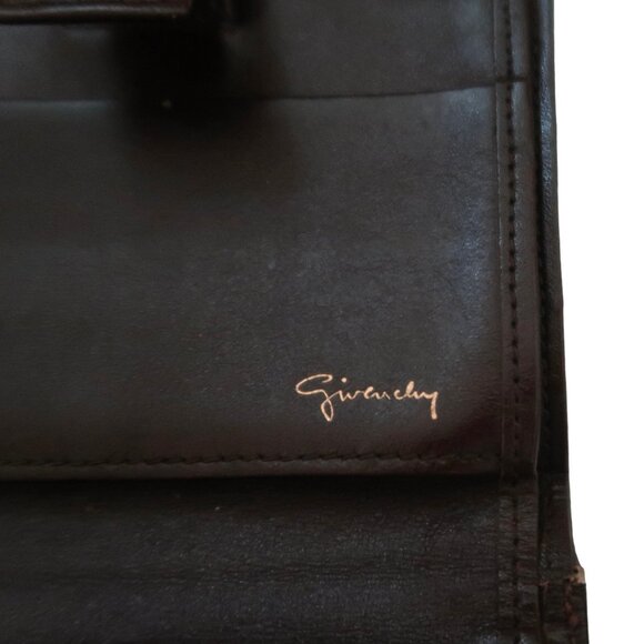 vtg GIVENCHY logo jacquard French purse wallet - Picture 4 of 6